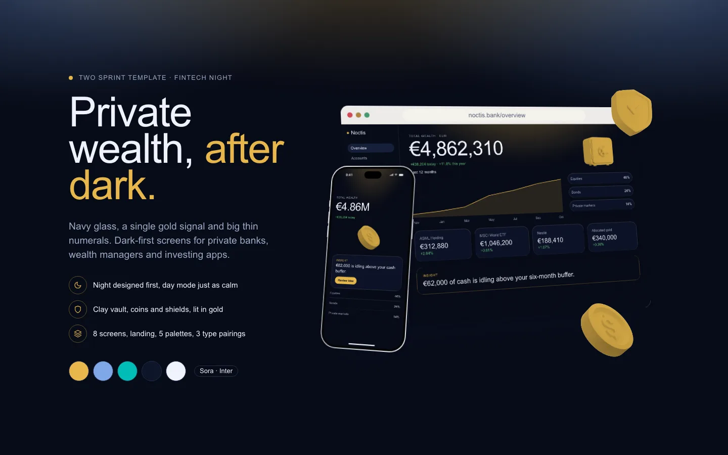 Fintech Night template
