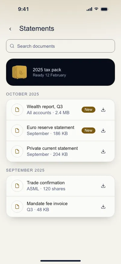 Fintech Night: Statements on mobile